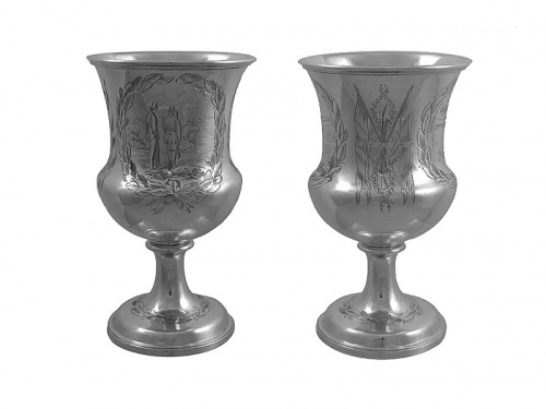 Victorian Rifle Shooting Goblet 1860